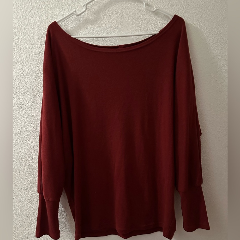 Women’s red sweater. Size M.